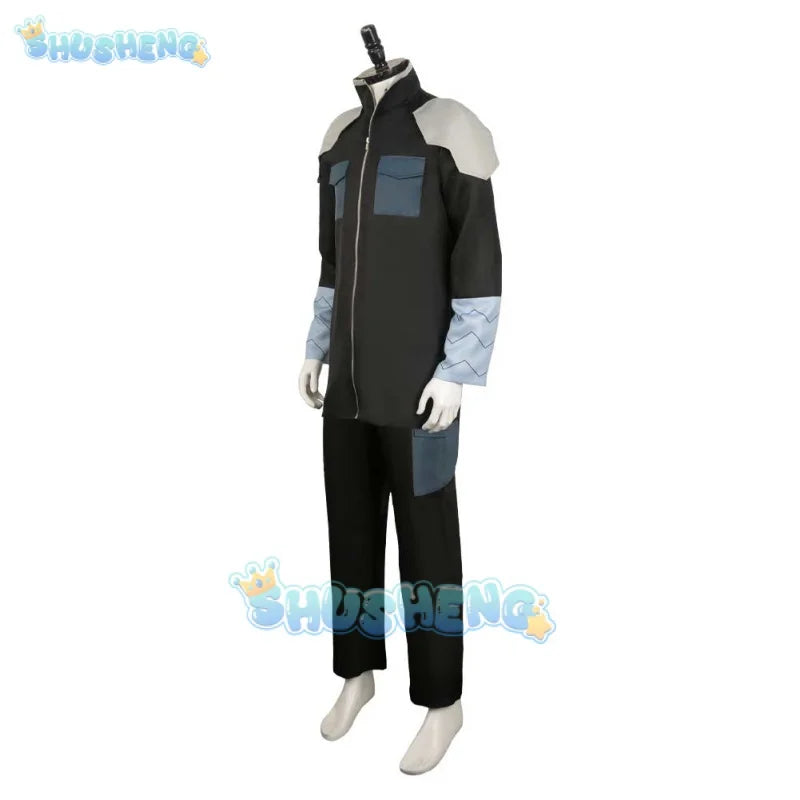 Anime Kaiju No. 8 Soshiro Hoshina Cosplay Costume Coat Pants Uniform Clothes Outfits Fantasy Halloween Carnival Party Role Suit