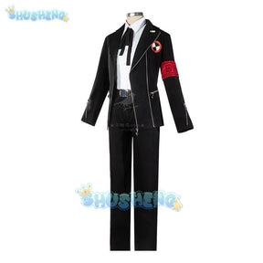 Yuuki Makoto Cosplay Costume Game Persona 3 High School Uniform Suits for Handsome Men Christmas Carnival Dress Party Shusheng