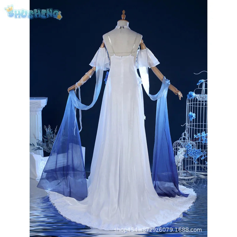 Game Path to Nowhere Hamel Cosplay Costume Sexy dress accessories leg rings props wig set Halloween women's Hamel New uniform