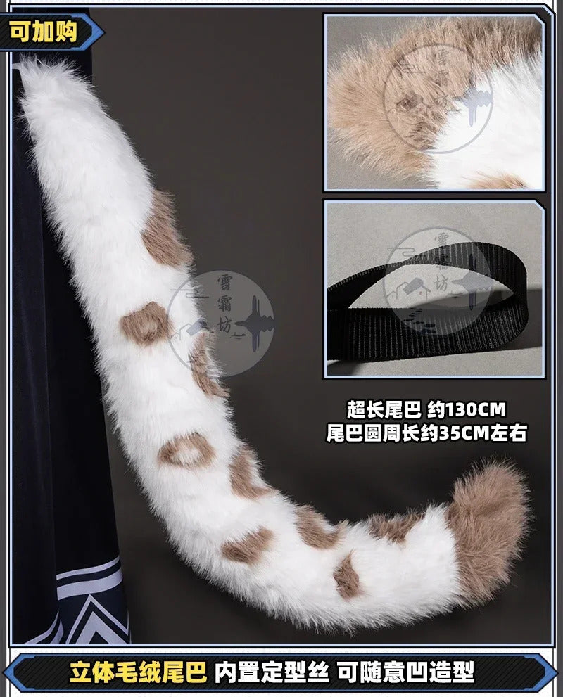 Shusheng-R Game Arknights Pramanix the Prerita Cosplay Costume Halloween Carnival Party Christmas Play Role Clothes Clothing