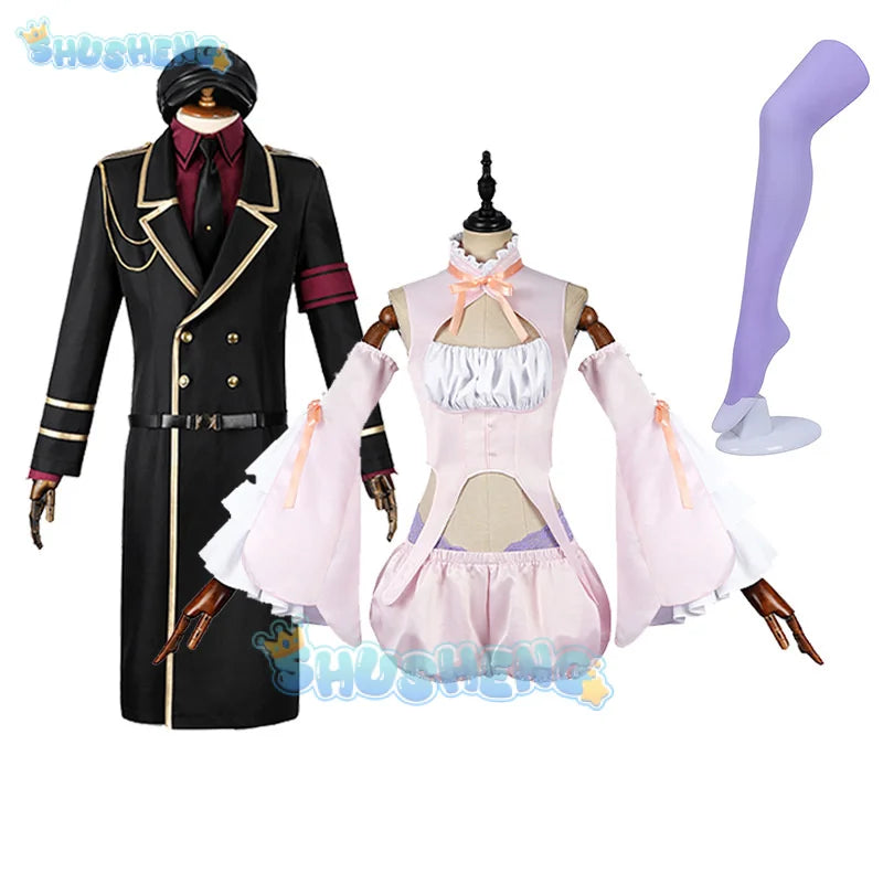 Anime MahoAku Byakuya Mimori Miller Cosplay Costume Outfit The Magical Girl and The Evil Lieutenant Used To Be Archenemies Women