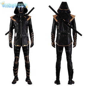 Superhero Hawkeye Cosplay Ronin Costume Shoes masks Thanos Outfits Hoodie Luxious Uniforms Party Carnival for Adult Men Any Size