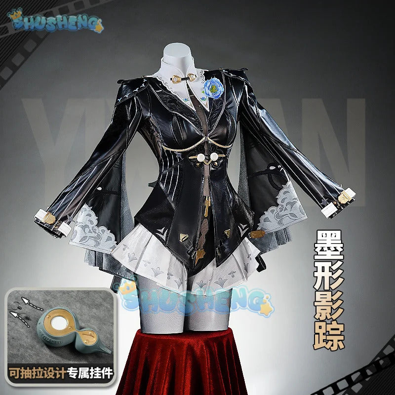 Zenless Zone Zero Yixuan Cosplay Costume Trails of Ink Uniform New Skin Yunkui Summit Headwear Halloween Party for Women Girls