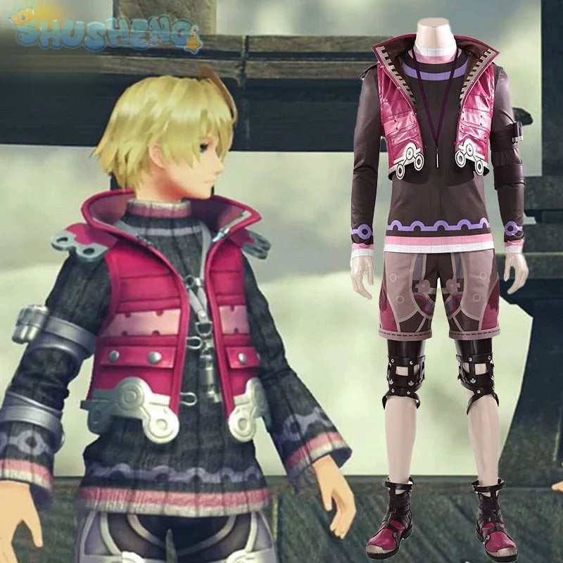 Xenoblade cos Chronicles shulk hero Cosplay Costume Jewelry accessories and props Halloween handsome set