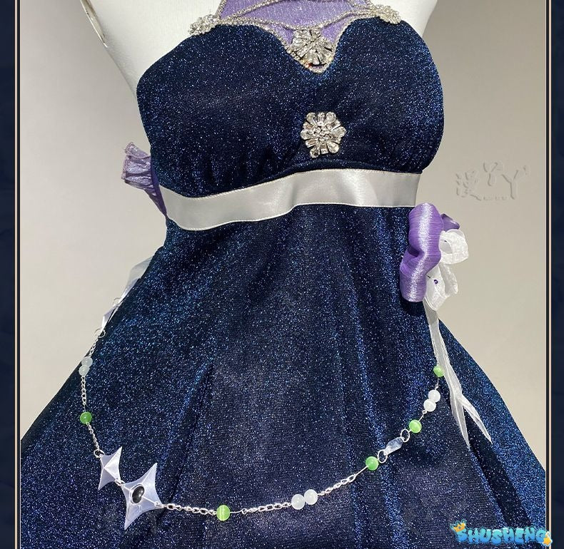 Ayanami Rei Purple Sexy Dress Cosplay Anime NIKKE：The Goddess of Victory Costume Prop Dress Woman Halloween Customized