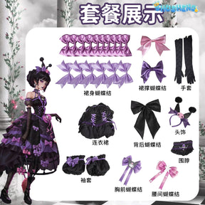 Game Identity V Collaboration Marie Bloody Mary Cosplay Costume Premium Anime Outfit Full Set for Fans Halloween Party Role Play Event