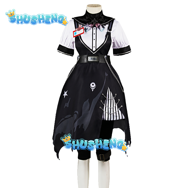 Anime Game Reverse:1999 Balloon Party Cosplay Costume Dark Dress Lolita Shoes Woman Sexy Kawaii Carnival Halloween Suit