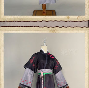 Wu Chang White Guard & Black Guard Cosplay Costume Game Identity V Peach Faced Scholar Cosplay Suit Party Clothing Halloween Carnival Uniforms