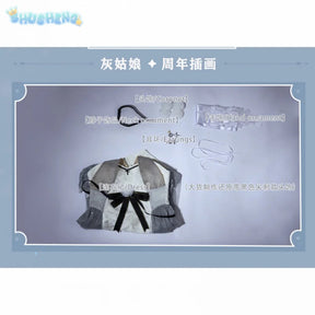 NIKKE：The Goddess of Victory Cinderella Cosplay Costume Anniversary Illustration Dress Halloween Carnival Sweet Lolita Uniform