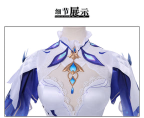 Wuthering Waves Cantarella Cosplay Costume Wig Dress Headwear Earrings Rinascita Fisalia Family Halloween Party for Women Girls