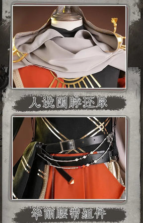 Shusheng-R Identity Ⅴ Mercenary Naib Subedar Cosplay Costume Uniform Halloween Carnival Party Christmas Play Role Clothes Clothing