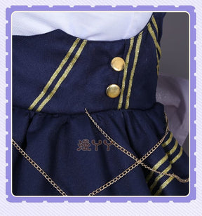 Azur Lane Cheshire Cosplay Lolita Maid Dress Game Anime Suit for Women Halloween Carnival Roleplay Clothing COSFun