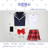 Anime Love Chunibyo Other Delusions Takanashi Rikka Dekomori Sanae Cosplay Costume Wig Adult Woman Skirts Uniform Suit Halloween