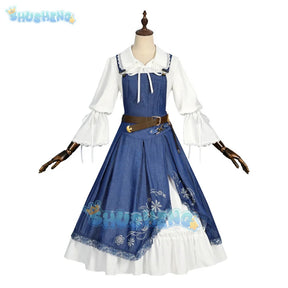 Shusheng-N Game Arknights BAGPIPE Cosplay Costume Uniform Halloween Carnival Party Christmas Play Role Clothes Clothing for Women