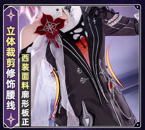 Shusheng-R Honkai：Star Rail March 7th Evernight Cosplay Costume Uniform Halloween Carnival Party Christmas Play Role Clothes Clothing