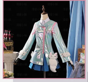 Kiriko Overch 2 Cosplay Costume Dancing Lightly in the Rain Halloween Party Sweet Dress Coat Prop Women Uniform Suit