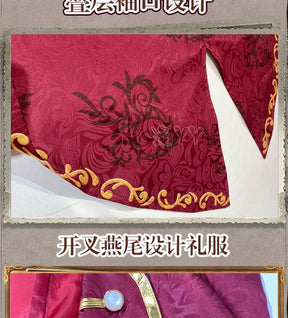 Identity V Norton Campbell Prospector Cosplay Costume Coat shirt shawl vest tie hat props Halloween gorgeous knight uniform set