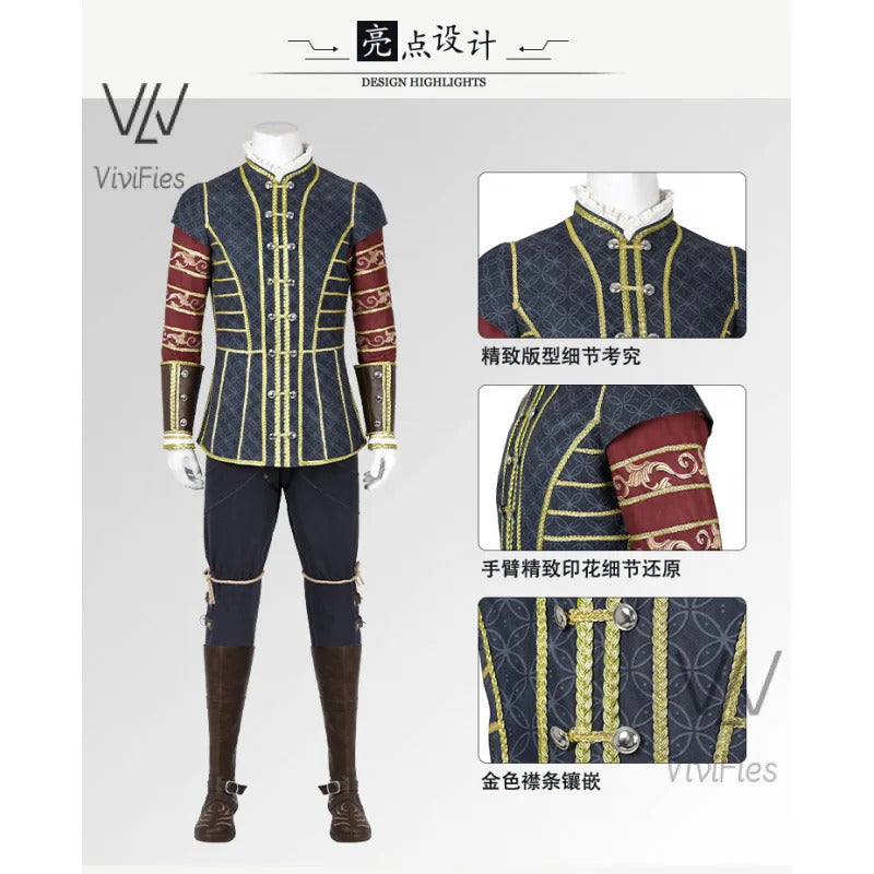 Raphael Cosplay Costume Baldens Cos Gate 3 Disguise Adult Men Full Suit Halloween Carnival Clothing