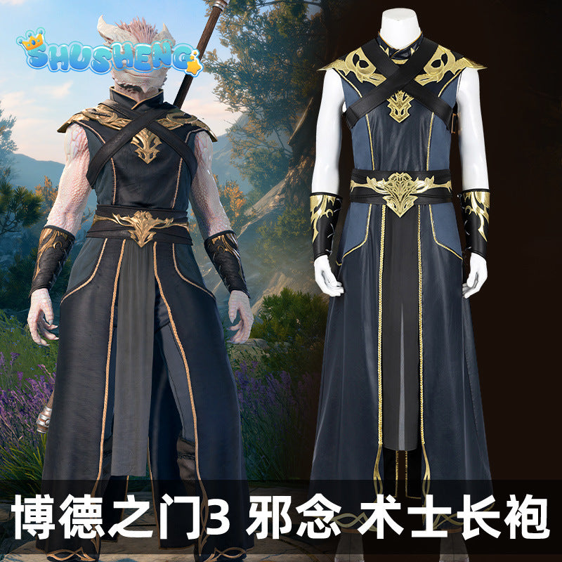 BG 3 Dark Urge Cosplay Costume Baldur Urge Robe Pants Accessories Outfit Man Gate 3 Comic Con Costumes