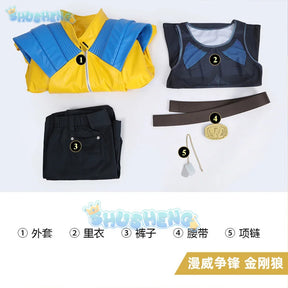 Rivals WOLVERINE Cosplay Costume Men Jacket Pant Superhero Rival Costume Logan Coat Outfit Male Halloween Clothes Party Full Set