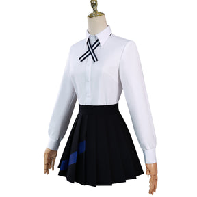 Nyaan Cosplay Anime Gundan Cosplay Costume Nyaan JK School Uniform Dress Wig Suit Halloween Cos Outfit for Girl Woman