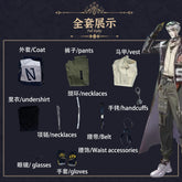 Alva Lorenz Cosplay Costume Identity V Hermit Suit Handsome Uniform Halloween Carnival Suit Fancy Outfits