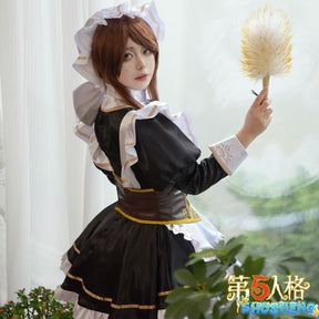 Game Identity V Gardener Emma Woods Steampunk Maid Cosplay Costume Maid Dress For Girls Halloween Costume