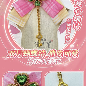 Virtual YouTuber Ace Taffy Cosplay Costume Dress Hat Bow Gloves Hairpin Shirt For Game Party Custom Made