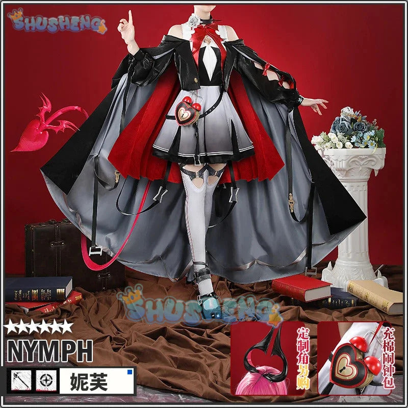 Shusheng Arknights Nymph Cosplay Costume Cos Game Anime Party Uniform Hallowen Play Role Clothes Clothing