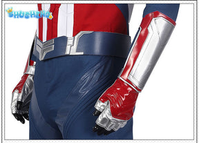 New Captain America Cosplay Costumes The Falcon And The Winter Soldier Jumpsuit Halloween Carnival Comic-con Masquerade Props