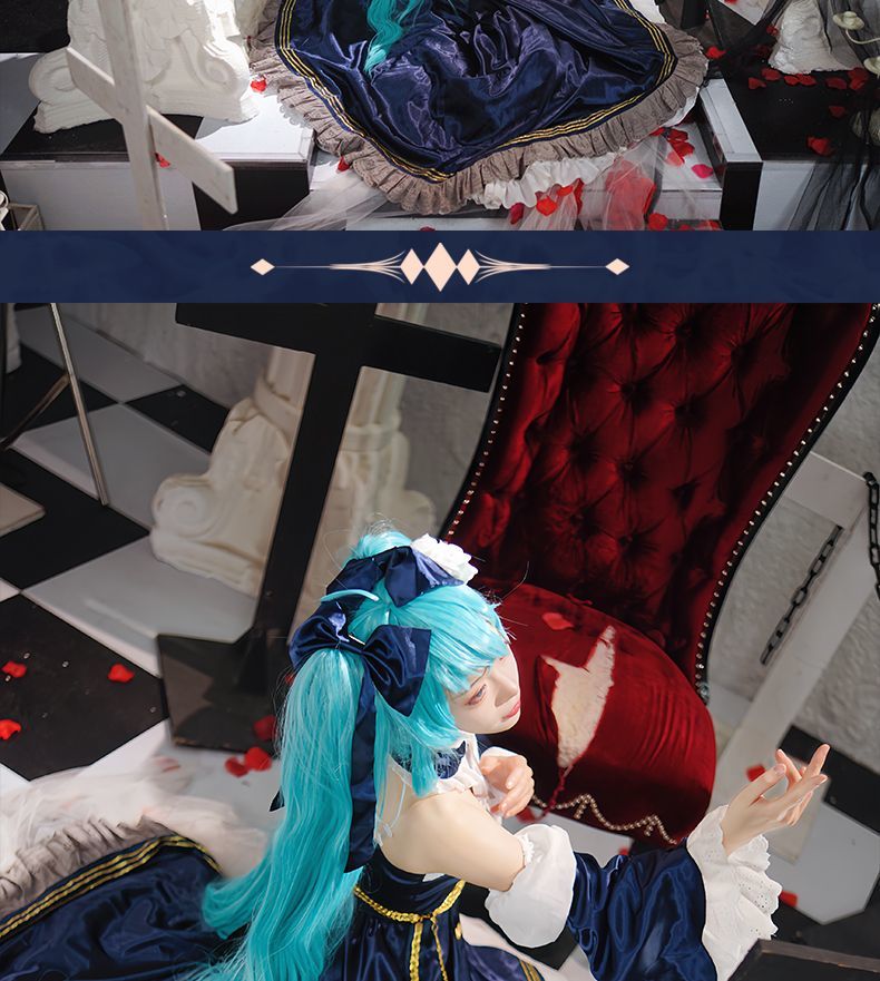 Hatsune Miku Cosplay Costume 39 Party Moon Dress Clothing Accessories Set Anime Carnival Stage Show Magnificent Suit Girl Outfit