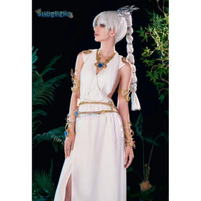 Shadowheart Cosplay BG3  Costume Game Balder Gate 3 Outfits Disguise Adult Female Halloween Roleplay Fantasia Shadowheart Suits