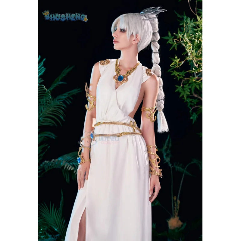 Shadowheart Cosplay BG3  Costume Game Balder Gate 3 Outfits Disguise Adult Female Halloween Roleplay Fantasia Shadowheart Suits