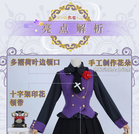 Love, Chunibyo & Other Delusions Takanashi Rikka Cosplay Costume Gothic Dress Halloween sweet girl New uniform