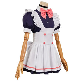 Anime DAN DA DAN Ayase Momo cosplay costume Halloween party sweet woman Lolita dress wig props maid uniform set