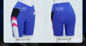 D.Va Overwatch OW Cosplay Costume Halloween party casual tight yoga suit top pants jacket set men women sports D.Va uniform
