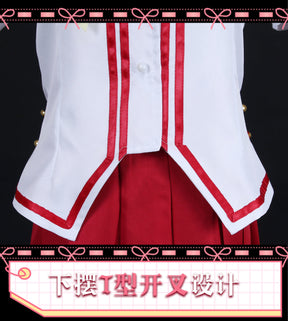 Charlotte Nao Tomori Nao Cosplay Anime Costume Wig Women JK School Uniform Outfit Charlotte Cos Wig Halloween Party Sailor Suit