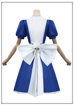 Anime Alice Princess Dress Maid Apron Dress Game Madness Returns Alice Cosplay Costume For Women Girls Halloween Party