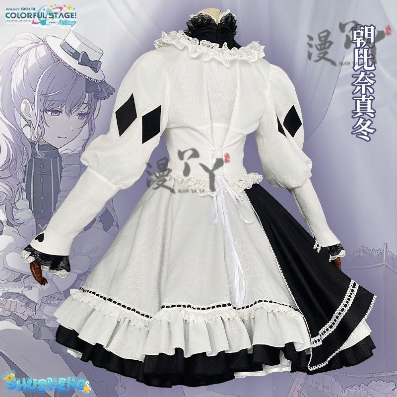 Asahina Mafuyu Cosplay Costume Anime Project Sekai Lovely Lolita Dress Halloween Outfit for Women