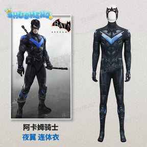 Batman: Arkham Knight Arkham Knight bodysuit zentai suit Cosplay High quality Costume full set XS-XXXL Shusheng