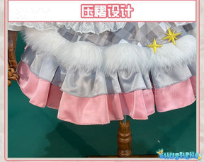 Anime Hoshimiya Ichigo Aikatsu Cosplay Costume Party Loverly Winter Autumn Cloak Hat Socks Dress Halloween Set Girl Uniform