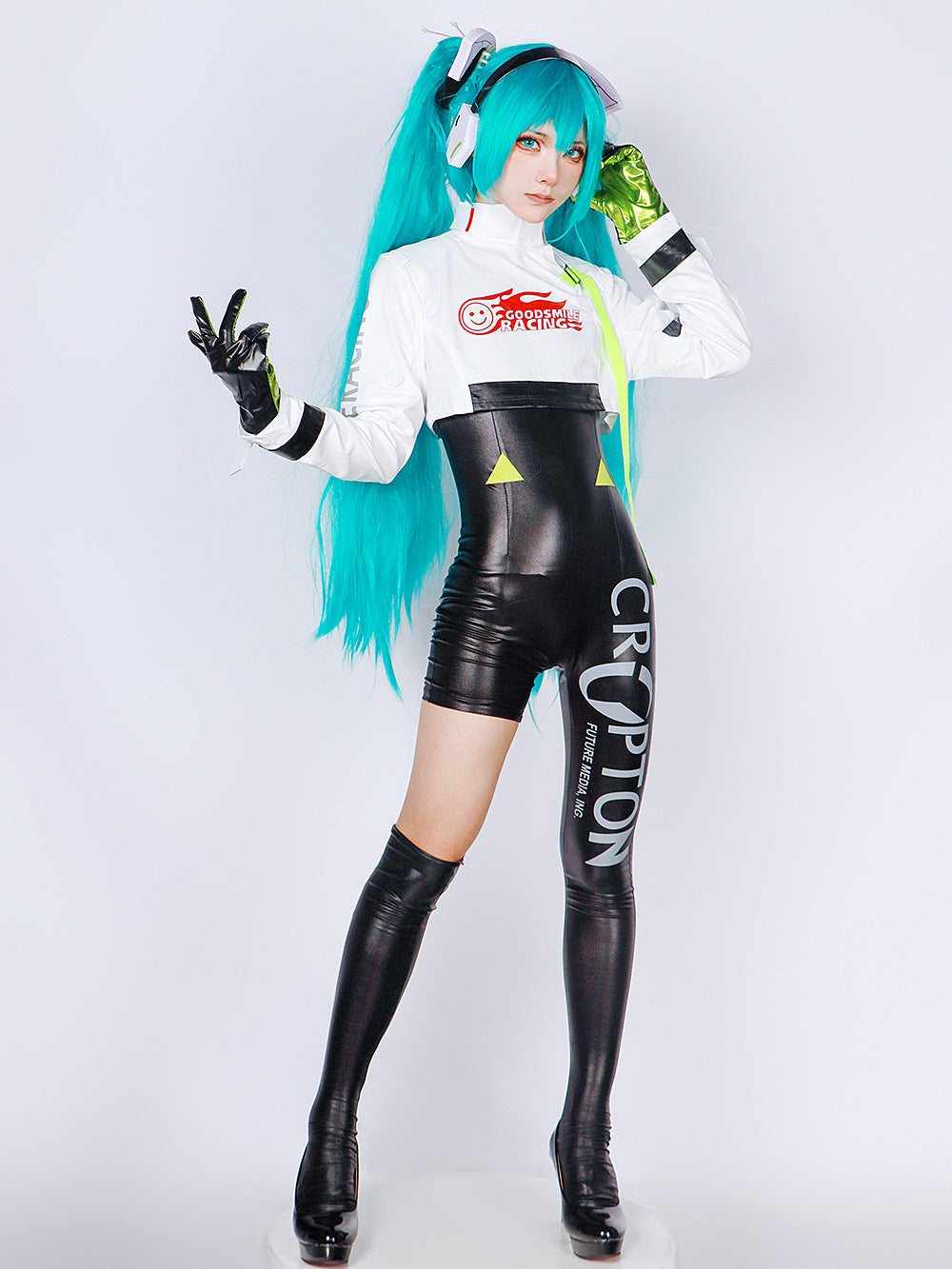 Anime Mikuu 2022 Racing Cosplay Costumes Women Game Hatsune Miku Anime Clothes Cosplay