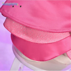Flora Chongqing 2025 Cosplay Costume Halloween Party New Pink Dress Necklace Prop Set Men Women Fashion Flora Uniform