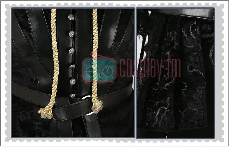 Game Witcher 3 Wild Hunt Cosplay Yennefer of Vengerberg Costume Halloween party fashion leather jacket vest gloves pants suit