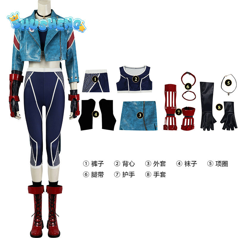 New Games Street Fighter Cos Costumes Cammy Cosplay Female Anime Character Uniform Performance Halloween Carnival Costumes