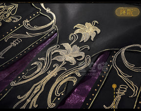 Shusheng-R Love and Deepspace Xavier Cosplay Costume Halloween Men's Fantasy Uniform Coat Props Shoes Accessories Set