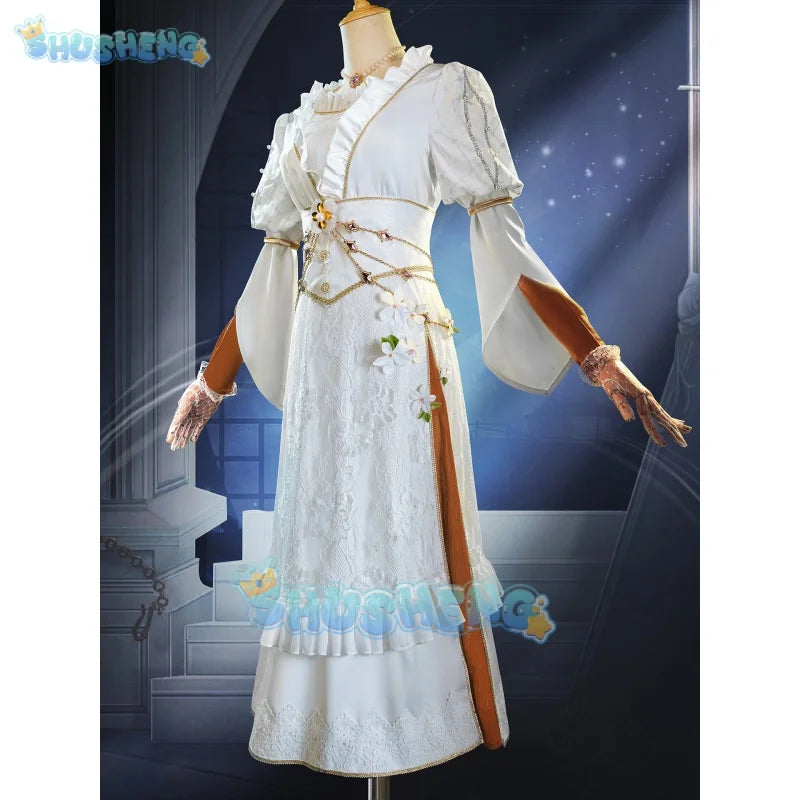 Identity V Ada Mesmer Psychologist Juliet QiZhen Fashion Game Suit Dress Cosplay Costume Halloween Party Outfit Women