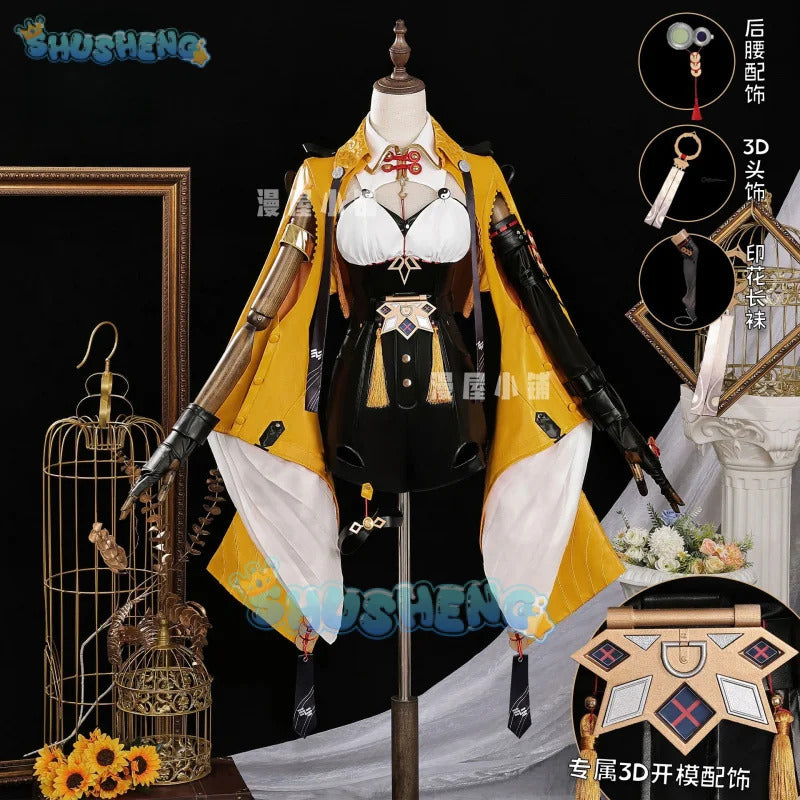 Zenless Zone Zero Yixuan Cosplay Costume Uniform Halloween Carnival Party Christmas Play Role Clothes Clothing for Women