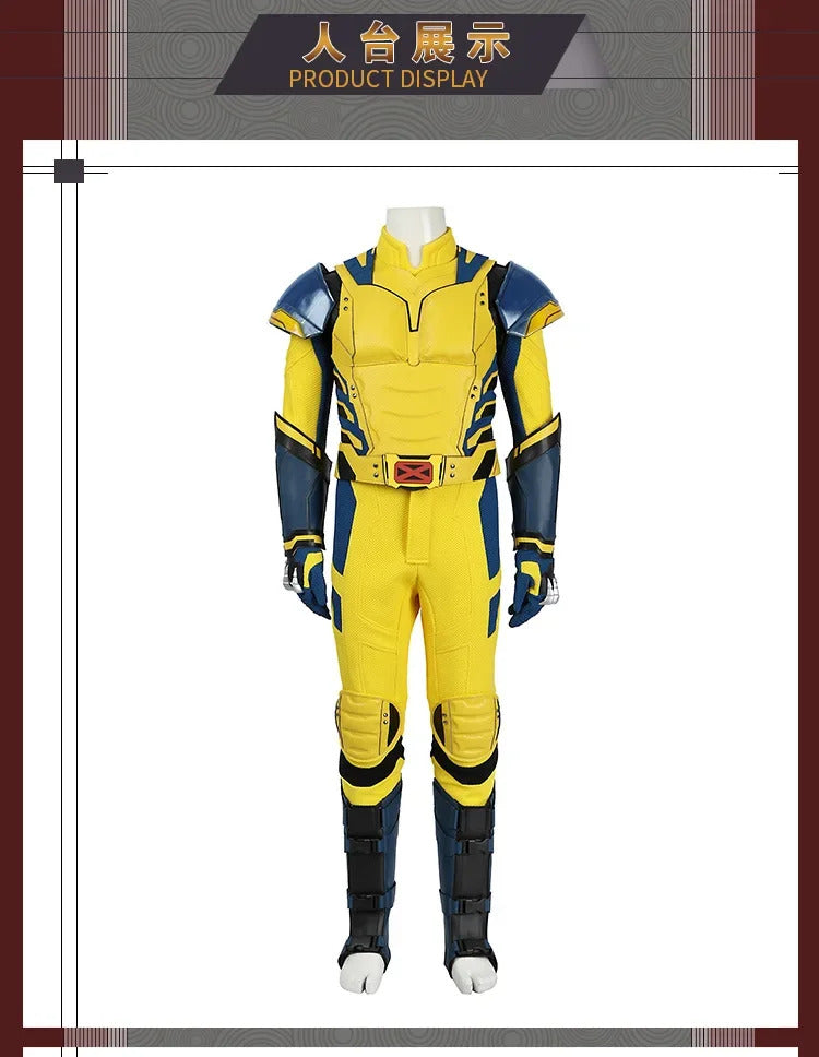 Dead cos pool 3 Wolverine Cosplay Costume Uniform Halloween Carnival Party Christmas Play Role Clothes Clothing for Children