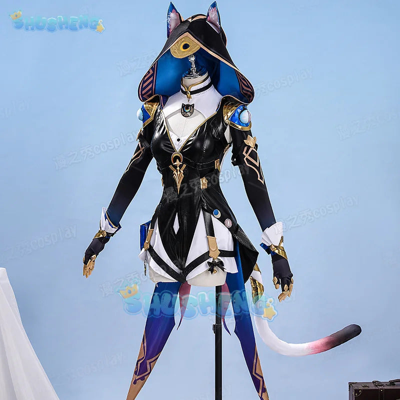Cipher Cosplay Costume Game Honkai：Star Rail  Uniform Halloween Carnival Party Christmas Play Role Clothes Clothing for Women